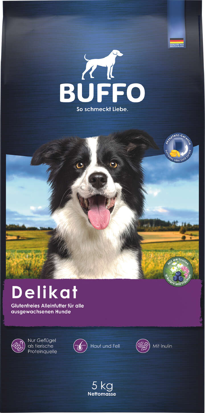 BUFFO Hunde-Trockenfutter Delikat